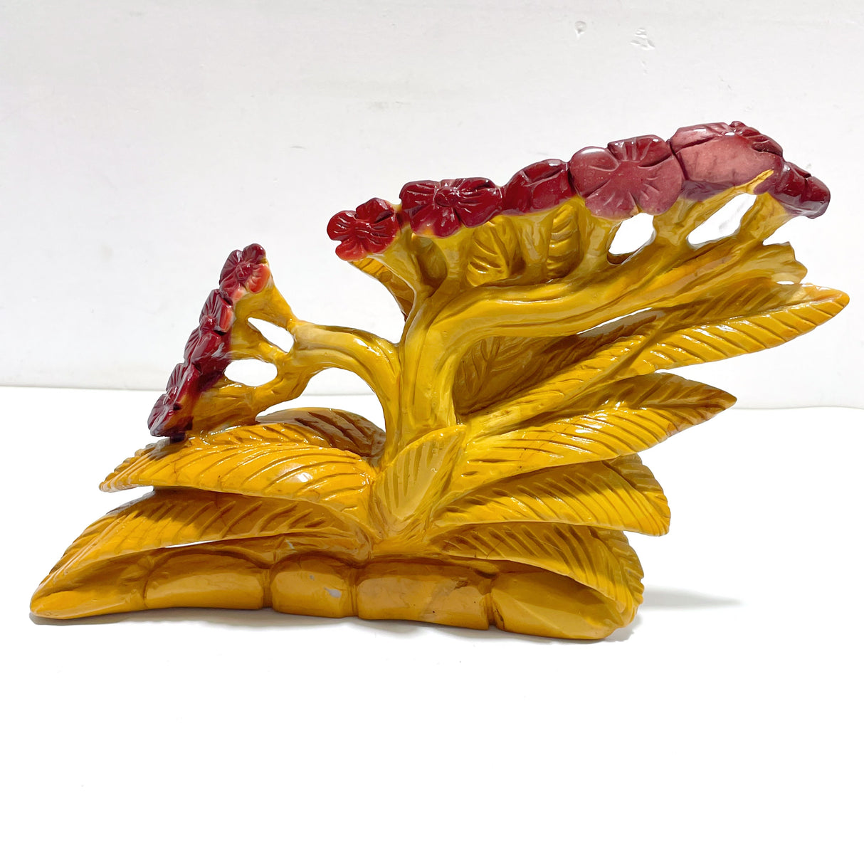 Unique Mookaite Tree Carving