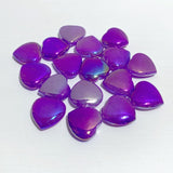 6 Colors Mixed Aura Rose Quartz Heart Wholesale Closeout -Wholesale Crystals