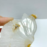 6 Pairs Sakura Flower Agate Butterfly Wing With Stand - Wholesale Crystals