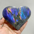 6 Pieces Beautiful Large Labradorite Heart -Wholesale Crystals