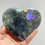 6 Pieces Beautiful Large Labradorite Heart -Wholesale Crystals