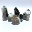 6 Pieces Garden Quartz Free Form 2 - Wholesale Crystals
