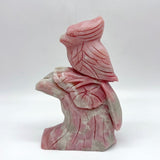 6 Pieces Pink Opal Bird Carving -Wholesale Crystals