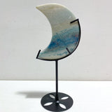 6 Pieces Trolleite Stone Moon With Stand -Wholesale Crystals