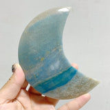 6 Pieces Trolleite Stone Moon With Stand -Wholesale Crystals