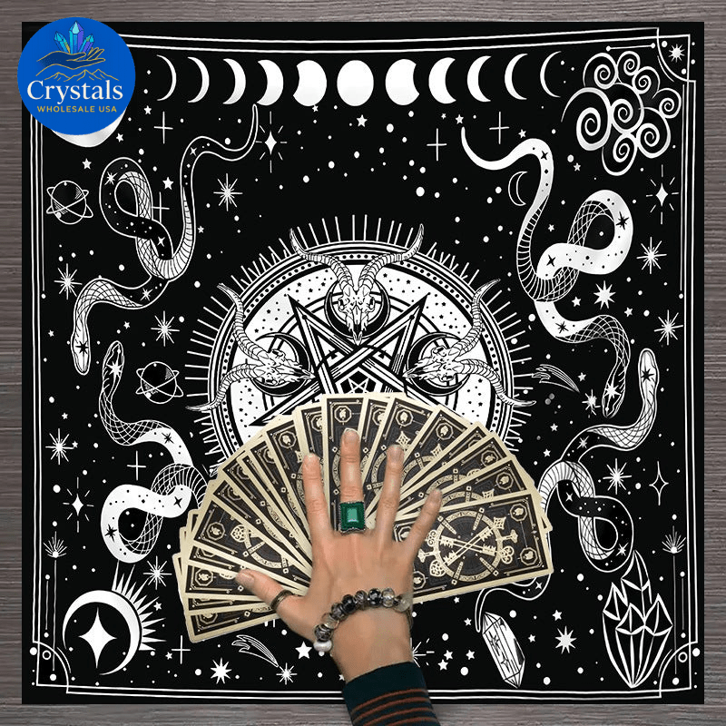 6 Sun & Moon Tarot Tablecloth - Wholesale Crystals