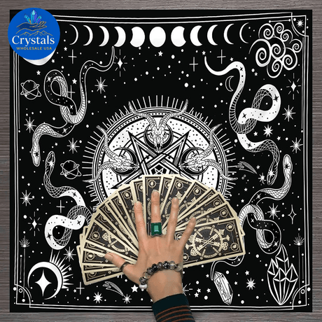 6 Sun & Moon Tarot Tablecloth - Wholesale Crystals
