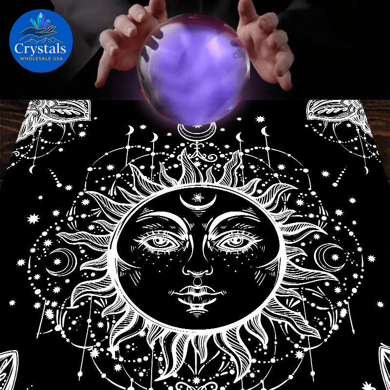 6 Sun & Moon Tarot Tablecloth - Wholesale Crystals