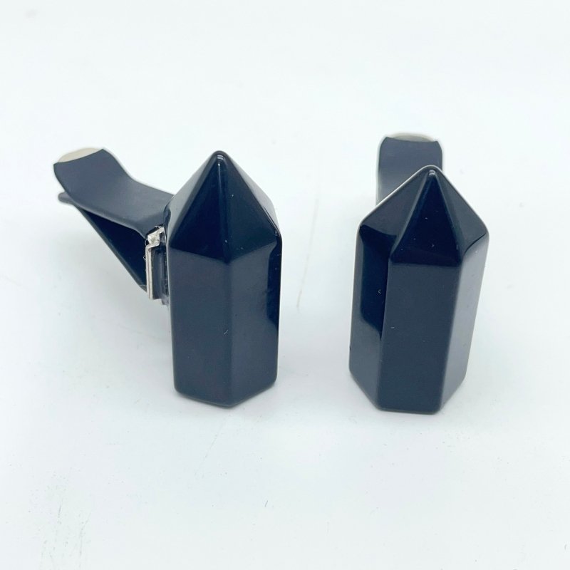 6 Types Crystal Point Car Air Vent Clips Crystal Wholesale Car Accessories Howlite Tiger Eye -Wholesale Crystals
