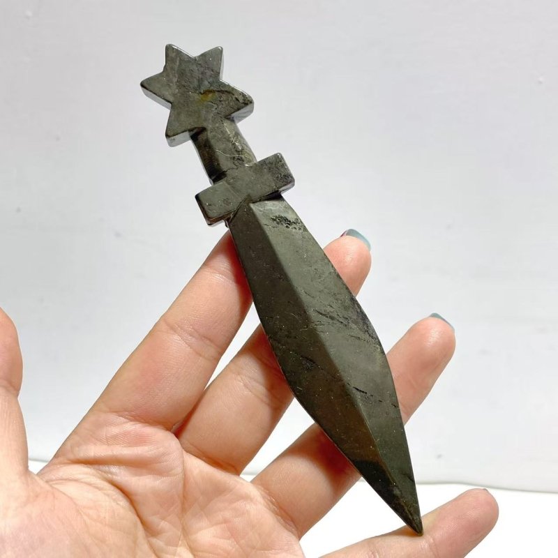 6 Types Halloween Knife Dagger Wholesale Fluorite Obsidian Chevron Amethyst - Wholesale Crystals