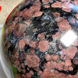 60.6KG Large Garnet Mixed Astrophyllite Sphere (Sea Freight Only) -Wholesale Crystals