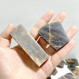 65 Pieces Black Rainbow Sun Stone With Hematite Free Form - Wholesale Crystals