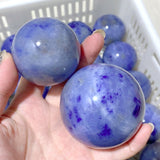 66 Pieces Blue Aventurine Spheres (Sea Freight Only) -Wholesale Crystals