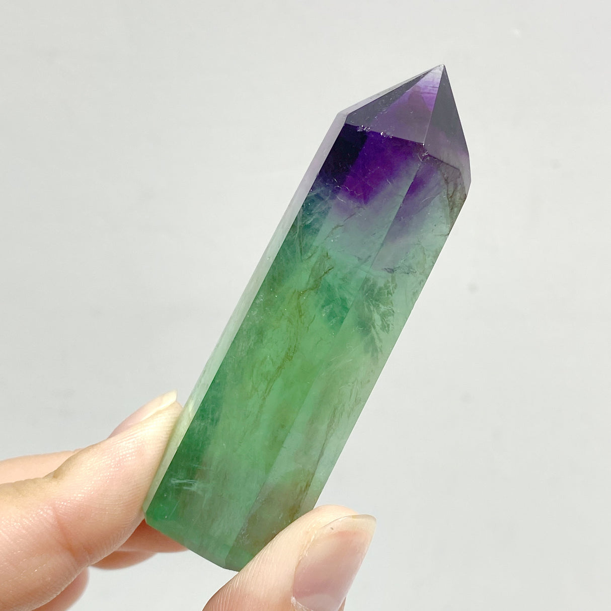 Green Fluorite Point Wholesale