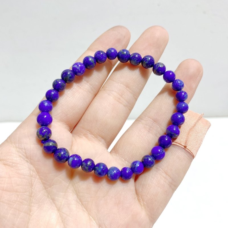 6mm Beautiful Lapis Lazuli Bracelets Wholesale - Wholesale Crystals