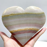 7 Pieces Afghanistan Jade Large Heart - Wholesale Crystals