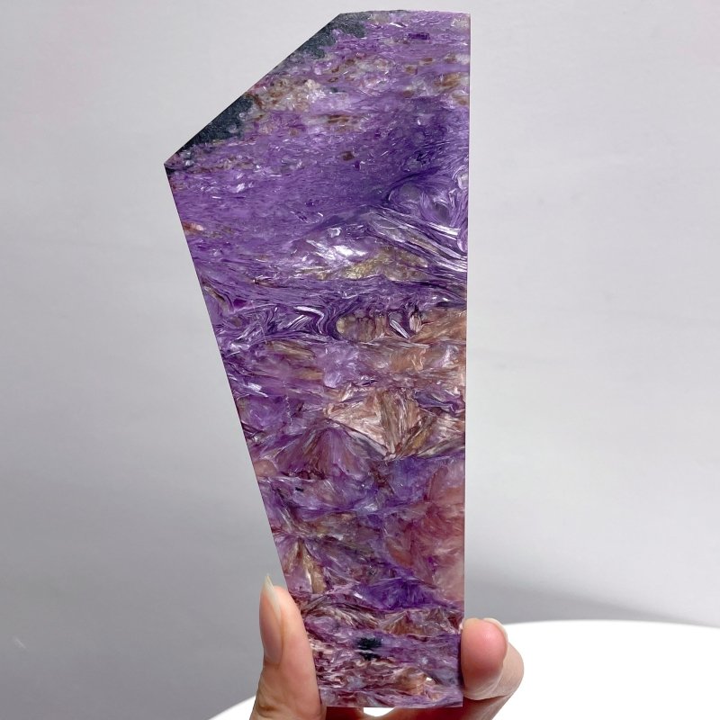 7 Pieces Beautiful High Quality Charoite Slab - Wholesale Crystals