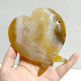 7 Pieces Geode Druzy Agate Fish Carving With Stand -Wholesale Crystals