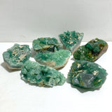 7 Pieces Green Fluorite Specimen Cubic Raw Stone -Wholesale Crystals
