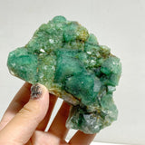 7 Pieces Green Fluorite Specimen Cubic Raw Stone -Wholesale Crystals