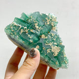 7 Pieces Green Fluorite Specimen Cubic Raw Stone -Wholesale Crystals