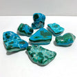 7 Pieces High Quality Beautiful Polished Chrysocolla Mixed Malachite Home Decor 2 - Wholesale Crystals