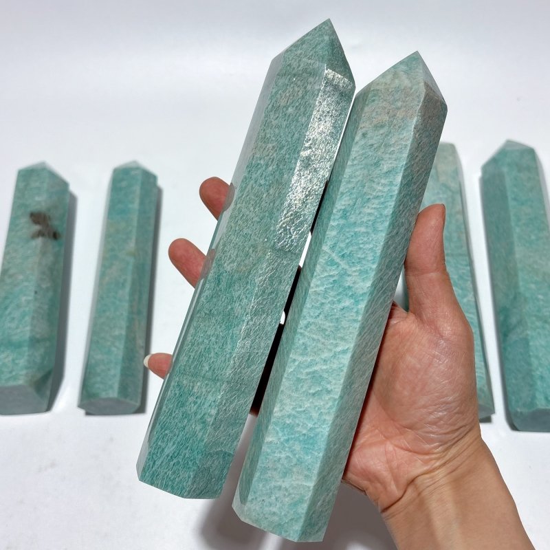 7 Pieces Large Amazonite Crystal Tower -Wholesale Crystals