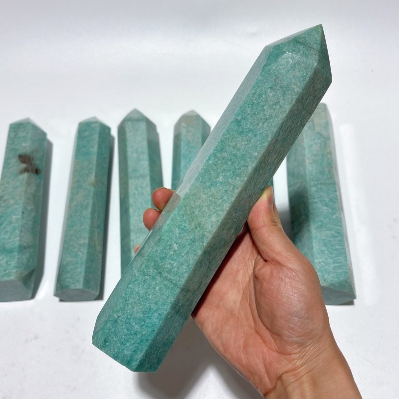 7 Pieces Large Amazonite Crystal Tower -Wholesale Crystals