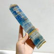 7 Pieces Tall High Quality Blue Onyx Four-sided Tower Point -Wholesale Crystals