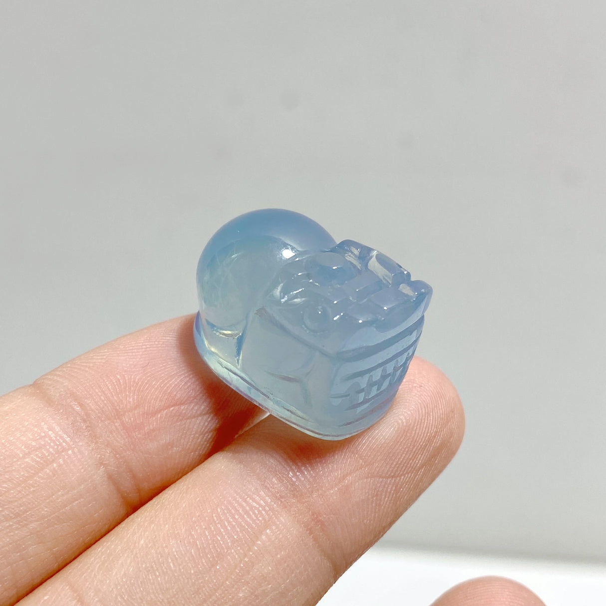 20 Pieces Mini Aquamarine Pixiu Carving