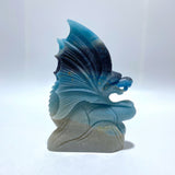 Large Trolleite Flying Dragon Carving