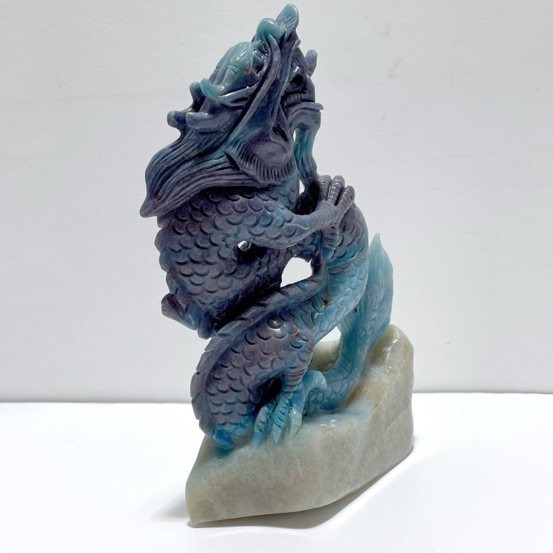 7.6in Chinese Dragon Trolleite Dragon Carving - Wholesale Crystals