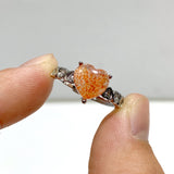 11 Pieces Beautiful Sunstone Heart Shape Ring #3