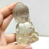 8 Pieces Beautiful Clear Quartz Buddha Carving - Wholesale Crystals