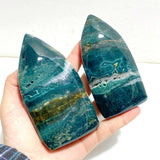 8 Pieces Green 6th Vein Ocean Jasper Arrow Head Shape Home Decor - Wholesale Crystals