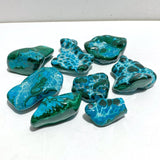 8 Pieces High Quality Polished Chrysocolla Mixed Malachite Home Decor 3 - Wholesale Crystals