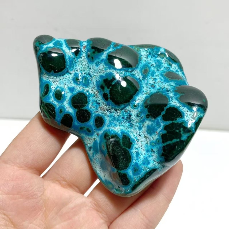 8 Pieces High Quality Polished Chrysocolla Mixed Malachite Home Decor 3 - Wholesale Crystals