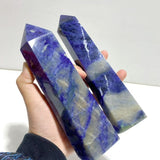 8 Pieces High Quality Sodalite Tower Points - Wholesale Crystals
