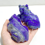 8 Pieces Lapis Lazuli Bears Carving - Wholesale Crystals