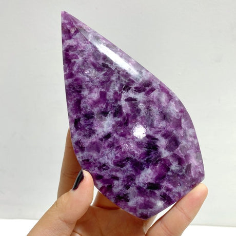 8 Pieces Spark Lepidolite Arrow Head Shape - Wholesale Crystals