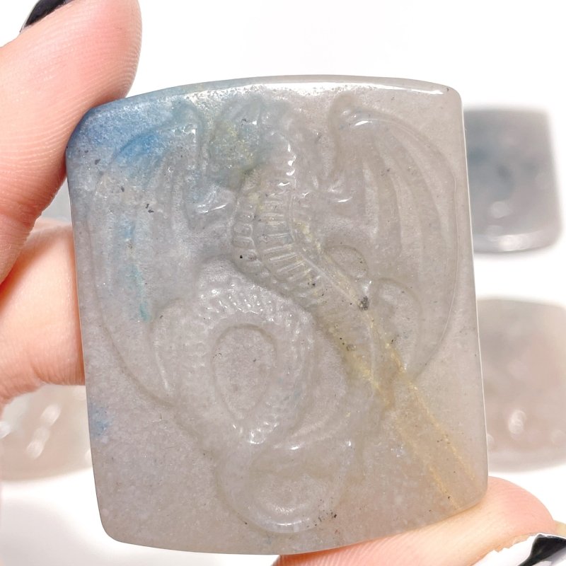 8 Pieces Trolleite Flying Dragon Crystal Carving Clearance - Wholesale Crystals