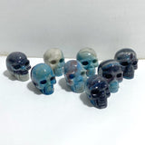 8 Pieces Trolleite Stone Skull Carving -Wholesale Crystals