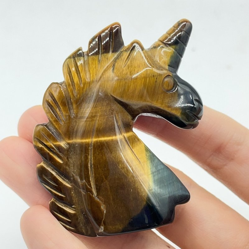 8 Types Crystal Unicorn Carving Wholesale Tiger Eye Clear Quartz - Wholesale Crystals