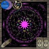 8 Vintage Rune Pentagram Tarot Tablecloth - Wholesale Crystals