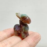 Mini Crazy Agate Ocean Jasper Sheep Carving Wholesale