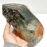 Garden Quartz Raw Bottom Point With Stand #2