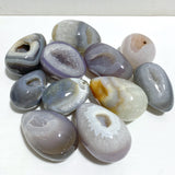 11 Pieces Geode Druzy Agate Eggs