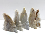 15 Pieces Clear Quartz Cluster Butterfly Fairy Carving