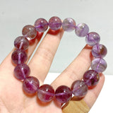 9 Pieces Light Color Amethyst Bracelets - Wholesale Crystals