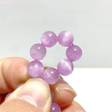 9 Pieces Purple Spodumene Kunzite Bracelets - Wholesale Crystals